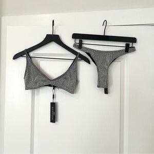 Triangl Swimwear Gray Bikini Set